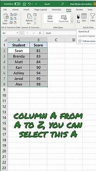 Video thumbnail for How to Sort Alphabetically in Excel