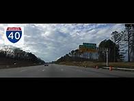 Video thumbnail for NC: I-40 West | Wilmington to Raleigh Full Realtime Road Trip Unedited