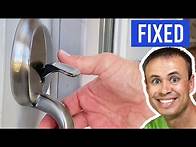 Video thumbnail for Try First: Easy FIX for Stuck Front Door Handle