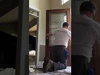 Video thumbnail for Staining a fiberglass door