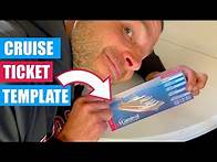 Video thumbnail for Free Printable Cruise Ticket Template Tool from Gangwaze