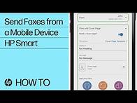 Video thumbnail for Sending Faxes from Your Mobile Device Using HP Smart | HP Printers | HP Support