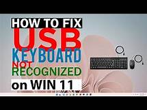 Video thumbnail for How To Fix USB Keyboard Not Recognized in Windows 11 [2022]