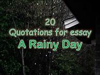 Video thumbnail for 20 Quotations for essay "A rainy day" for 10th class