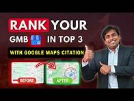 Video thumbnail for 💪Boost Your Local SEO with Google Map Citations | 🎯Rank #1 on GMB in 2025!