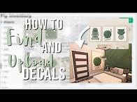 Video thumbnail for How to Find and Upload Your Own Decals on to Roblox Bloxburg! (Mobile and PC)