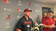 Video thumbnail for Kalen DeBoer opening statement after LSU win