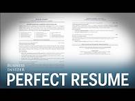 Video thumbnail for A résumé expert reveals what a perfect résumé looks like