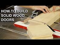 Video thumbnail for How to Build a Solid Wood Door / Start to Finish / Fine Woodworking