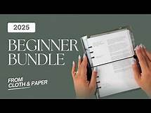 Video thumbnail for Get Started with A5 Planning: Cloth & Paper 2025 Planner Bundle for Beginners