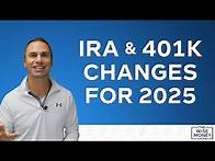Video thumbnail for 4 IRA & 401K Changes Happening in 2025