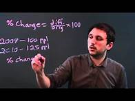 Video thumbnail for How to Calculate a Percentage Increase From a Previous Year