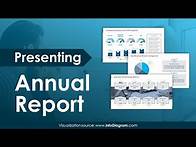 Video thumbnail for Presenting Annual Report - Powerpoint Template