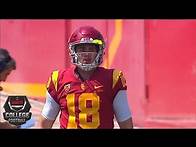 Video thumbnail for College Football Highlights: USC wins in JT Daniels' first start, Jake Olson shines late | ESPN