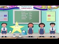 Video thumbnail for Position words & Ordinal Numbers | Maths | Maths For Kids | Learn Grade 1