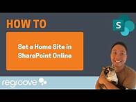 Video thumbnail for How To Set a Home Site in SharePoint Online