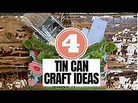 Video thumbnail for TIN CAN CRAFT IDEAS / DIY SMASHED WALL POCKETS / TRASH TO TREASURE