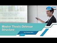 Video thumbnail for Master Thesis Defense Structure Powerpoint Presentation Slides