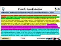 Video thumbnail for AQA Geography GCSE Paper 3 - Pre release 2025 (9 Marker - Level 3 Answer)