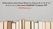 Video thumbnail for Maharashtra State Board Books for Classes 12, 11, 10, 9, 8, 7, 6, 5, 4, 3, 2, 1 | Download MSBSHSE Textbooks PDF