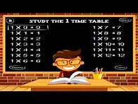 Video thumbnail for Multiplication Tables of 1 to 10 | Learning Math Times Tables For Kids Games | The Learning Apps