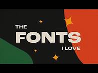 Video thumbnail for 🔥 My Favourite Fonts for Graphic Design: Tried, Tested, and Loved