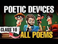 Video thumbnail for Poetic Devices Class 10 | All Poems Poetic Devices English Class 10 | Literary Devices One shot