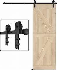 Video thumbnail for Barn Door Hardware Kit 5FT, Heavy Duty Modular Sliding Door Track Hardware Set for Interior & Exterior Doors