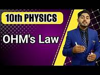 Video thumbnail for Ohms law class 10 | 10th class physics | limitations of ohms law | statement and derivation of ohms