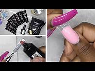 Video thumbnail for DIY Testing a Polygel Nail Kit from Amazon Prime - Leafu by Modelones