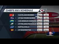 Video thumbnail for Kansas City Chiefs' 2021 schedule released