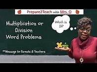 Video thumbnail for Determine When to Multiply or Divide When Solving Word Problems