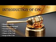 Video thumbnail for Introduction of Code of Civil Procedure, 1908 | CPC | Law Guru