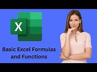 Video thumbnail for Basic Excel Formulas And Functions You Must Know #Excel_Beginners_Tutorial