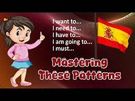 Video thumbnail for Mastering Spanish Sentence Patterns: Simple Steps to Speak Like a Pro! | 5 minutes Spanish Practice