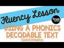 Video thumbnail for Fluency Lesson Using a Decodable Phonics Text