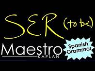 Video thumbnail for SER: How to conjugate TO BE in Spanish (present tense)