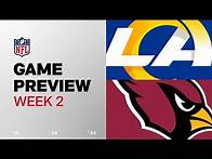 Video thumbnail for Los Angeles Rams vs. Arizona Cardinals | 2024 Week 2 Game Preview