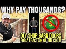 Video thumbnail for DIY Barn Doors Anyone Can Build!