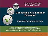 Video thumbnail for Connecting K12 & Higher Education Using Clearinghouse Data