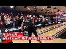 Video thumbnail for Friday Five presented by Dude Wipes - 2025 Roth/Holman PBA Doubles stepladder finals moments