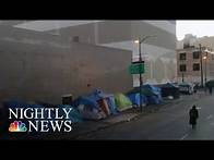 Video thumbnail for Inside California’s Homeless Crisis | NBC Nightly News