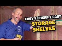 Video thumbnail for Simple DIY Storage Shelves