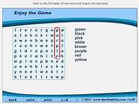 Video thumbnail for Word Search - VocabularySpellingCity Games