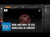 Video thumbnail for How and Why to Use Booleans in ZBrush
