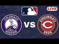 Video thumbnail for 🔴LIVE : Colorado Rockies vs Cincinnati Reds | MLB - 2025 | Baseball Live Score game 2
