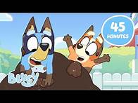 Video thumbnail for 🔴LIVE: Let's Learn About the World with Bluey 💙 | Exploring with Bluey and Bingo | Bluey