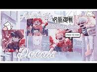 Video thumbnail for || Jujutsu Kaisen Matching Icons|| Roblox Aesthetic Matching Decal Ids ||
