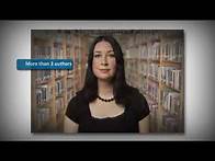 Video thumbnail for How to Cite Multiple Authors in MLA Style