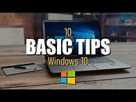 Video thumbnail for 10 Basic Tips for Beginners of Windows 10